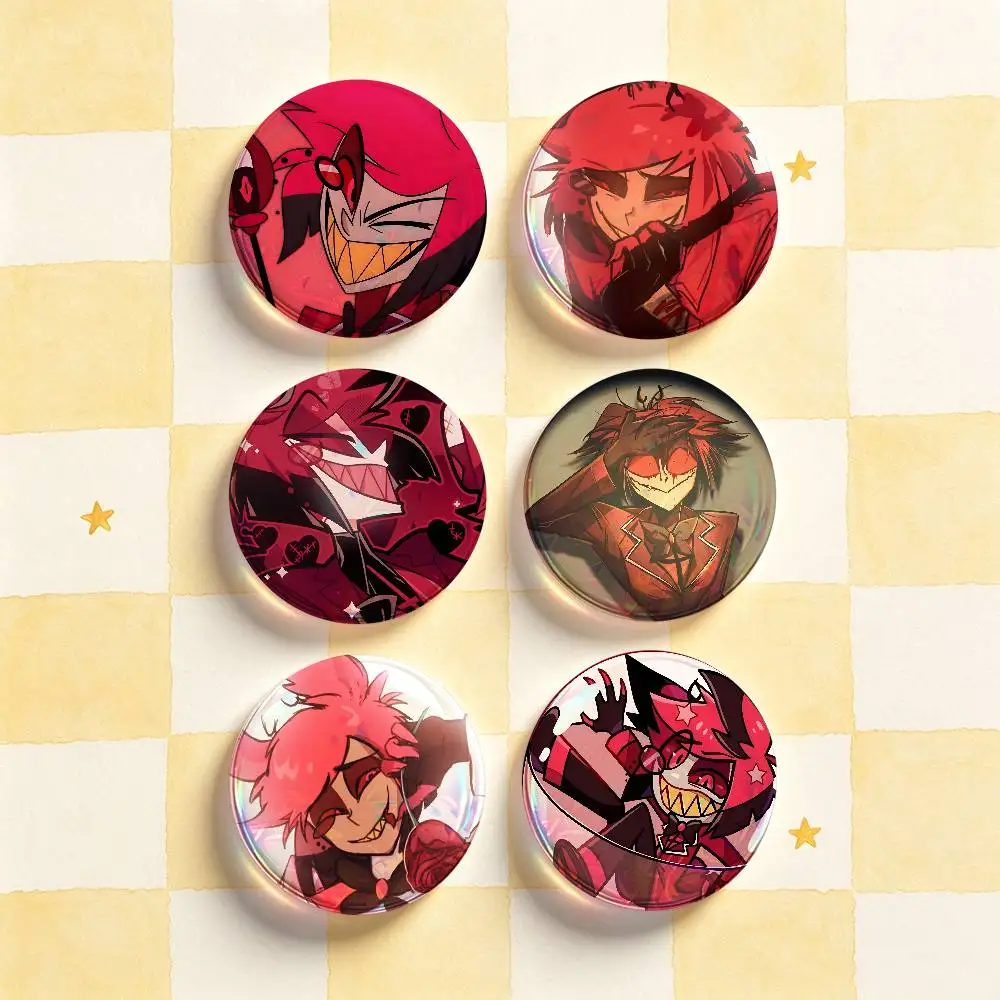 A-Alastor Badges 25 32 44 58 75 mm Round Customizable Wholesale Fan goods Self-made fan freebies