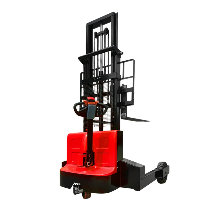 1.5 /2Ton 3m Lifting Height All Terrain Electric Pallet Stacker Walk Behind Off Road Rough Terrain Electric Stacker Truck