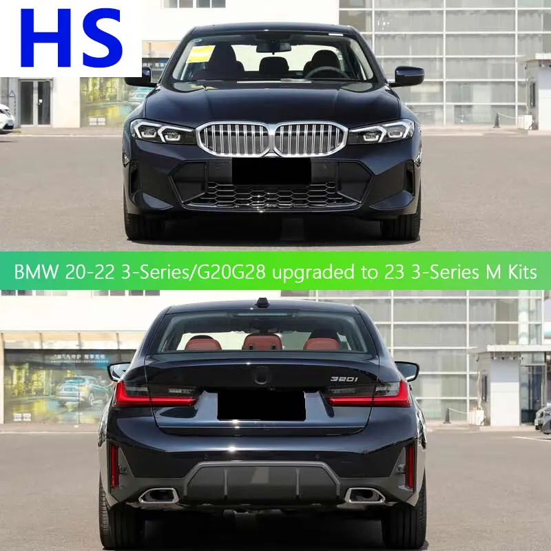 For BMW New 3 Series G20G28 Modified Large Surround M8M3GS380 Old Modified Front And Rear Bumper 19-22 Modified 23 Models M kit