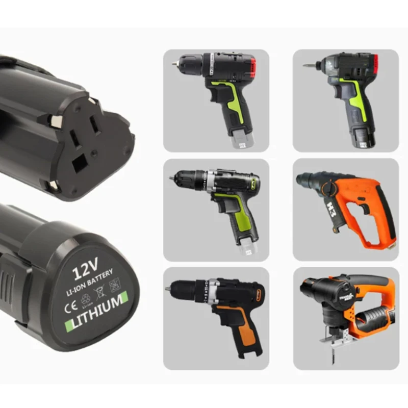 12V 3000mAh Power Tools Lithium Battery for Worx WU127 WU151 WX3827 WA3503 Rechargeable Lithium Battery Grade A battery cells