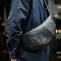 Luxury Men Genuine Leather Shoulder Bag Top Layer Cowhide Crossbody Bag Casual Fashion Business Messenger Bag