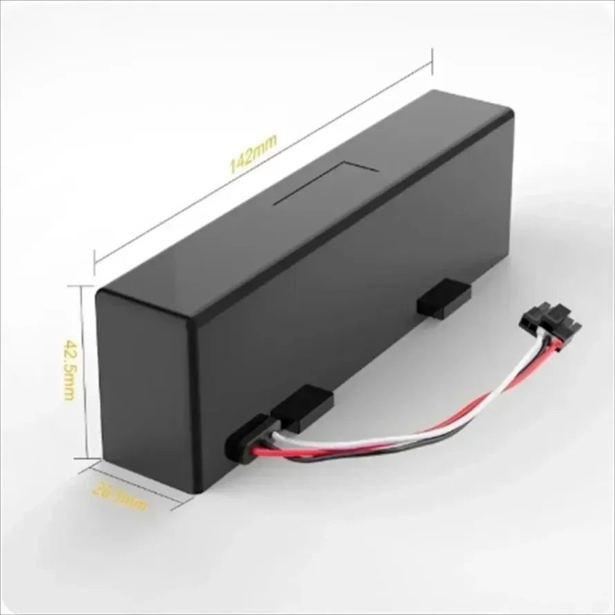 14.4V 12800mAh 4S1P 18650 Lithium‑ion Spare Battery Pack, Replacement for Xiaomi Mijia Mi Robot Vacuum‑Mop P STYTJ02YM