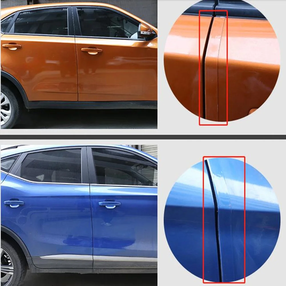 

4PCS Car Door Sill Guards Acrylic Stickers Transparent Anti Scratch Auto Styling Accessories Carbon Fiber Decorative Vehicle