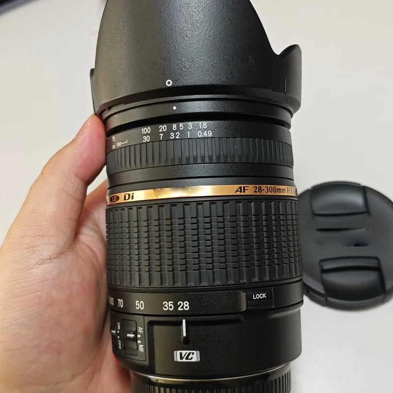 97% Nuevo, Lente de Zoom Macro Tamron AF28-300mm A20 F/3.5-6.3 XR Di VC con Motor Integrado para Cámaras Réflex Digitales