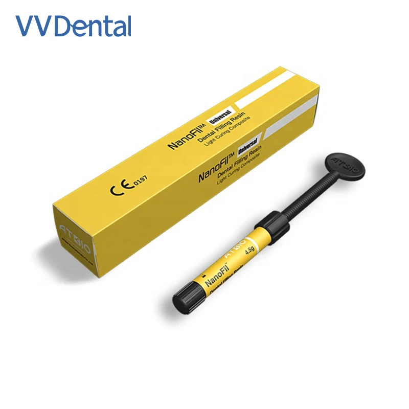 VV Dental New Flowable Hybrid Composite Resin Light-Curable Spatulas Light Curing Composite Resin Oral Dentist