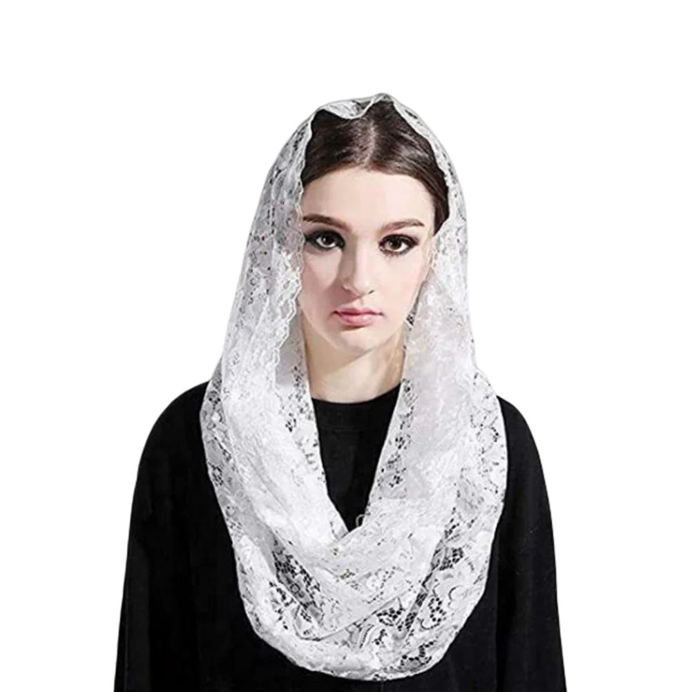 

Veiling Chapel Church Blankets Veils for Bride Cape Scarf Bridal Covering European and American