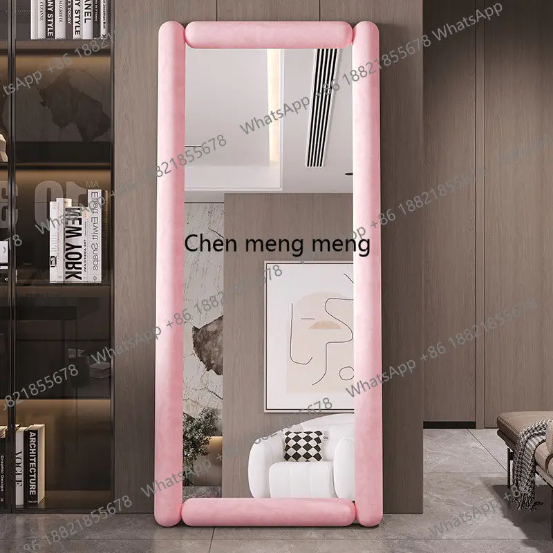 Organization Modern Mirror Funky Haircut Women Floor Luxury Mirror Aesthetic Korean Adornos Para El Hogar House Decoration