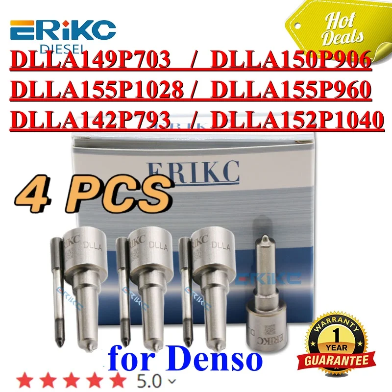 4PC DLLA149P703 DLLA150P906 CR Diesel Injector Nozzle DLLA155P1028 DLLA155P960  DLLA142P793  DLLA152P1040 Sprayer Tip