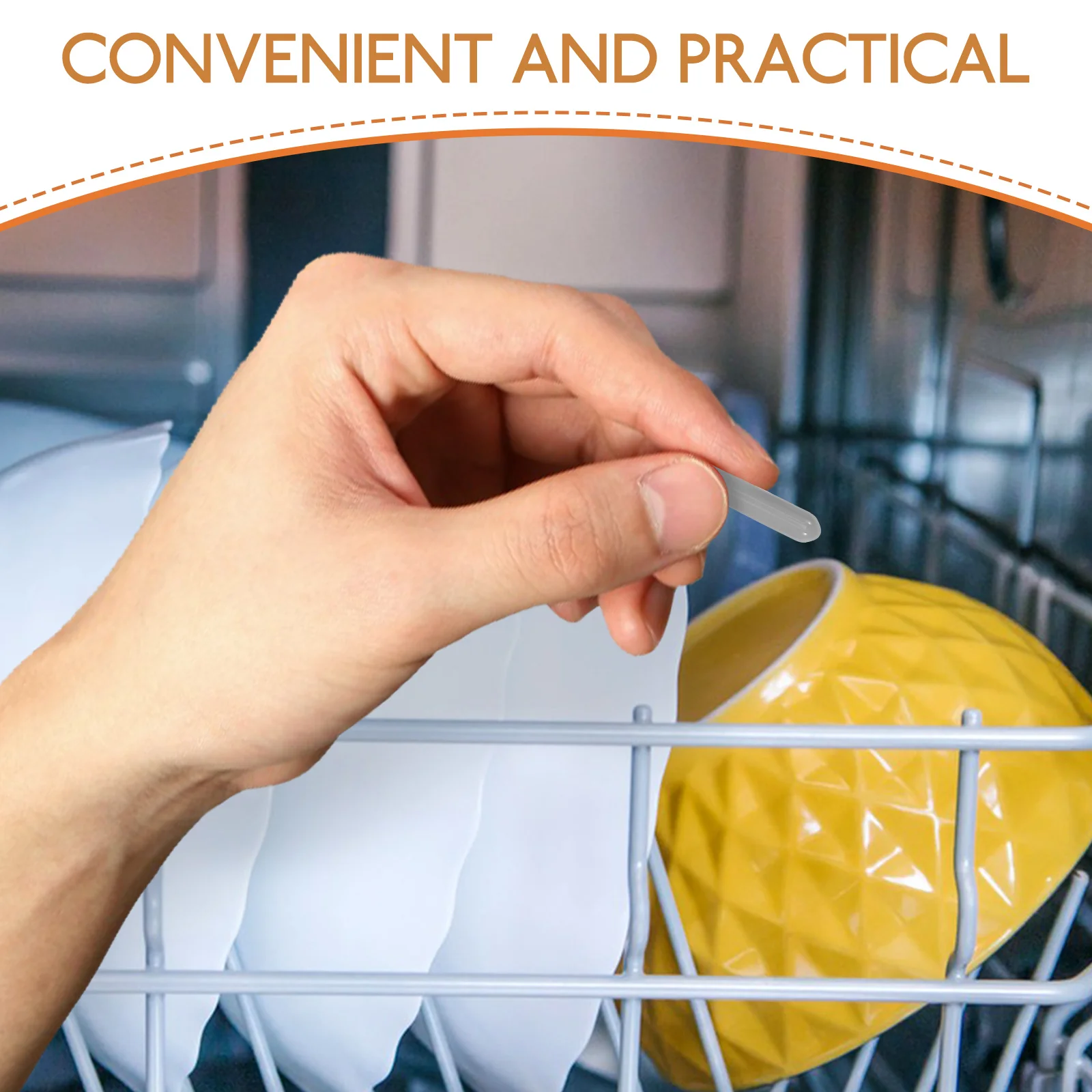 

100pcs Grey Rack End Caps Dishwasher Rack Coating Caps 3 5x30mm Steel Wire Covers Plastic Tip Protectors Prong Repair Coating