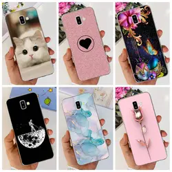 For Samsung J6 Plus Case J6 2018 J600F J610F Cover Luxury Marble Butterfly Clear Soft Cases For Samsung Galaxy J 6 J6+ 2018 Capa