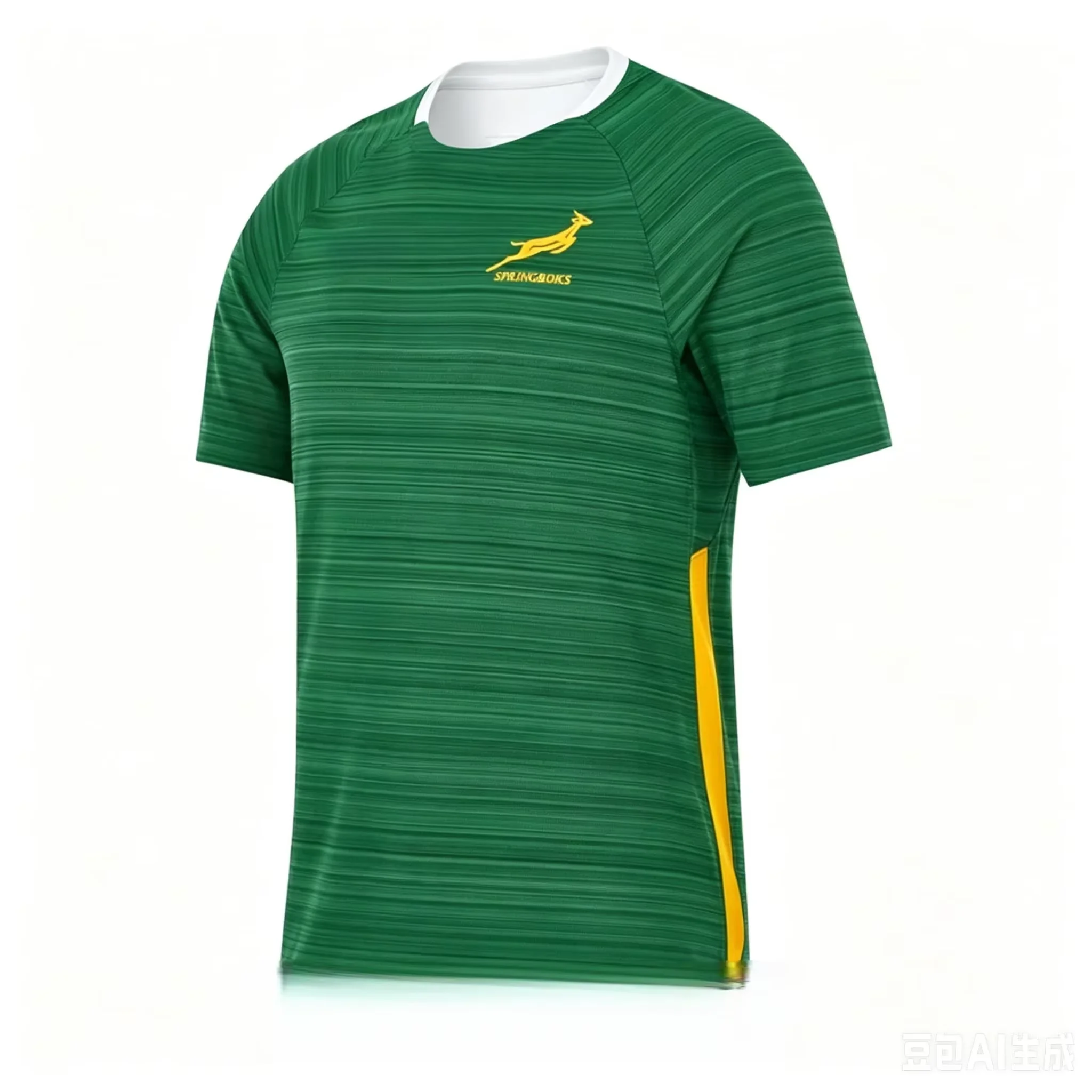 New Springboks South Africa Rugby Team Jersey Short Sleeve Uniform Quick Dry Training Shirt 3D Print Short Sleeve Top for Fans