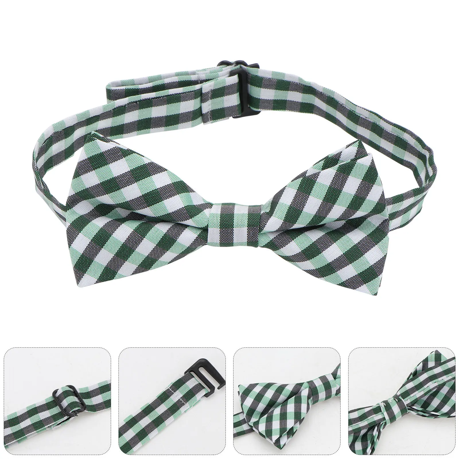 2 Lazos de Moño Brillantes para Niños, con Diseño de Puntos del Día de San Patricio, para Fiestas, Actuaciones, Festivales, Decoración de Ropa Infantil