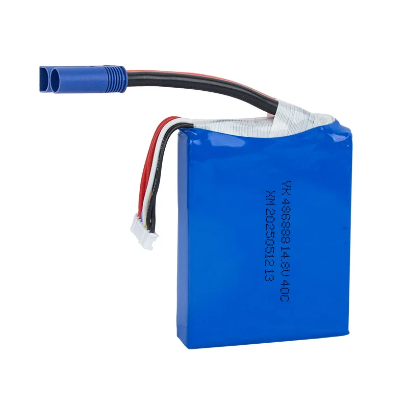 486888 14.8V 2500mAh 4S1P High Rate 40C Lithium Polymer Battery Pack For Car Jump Starter Power Tool RC Model