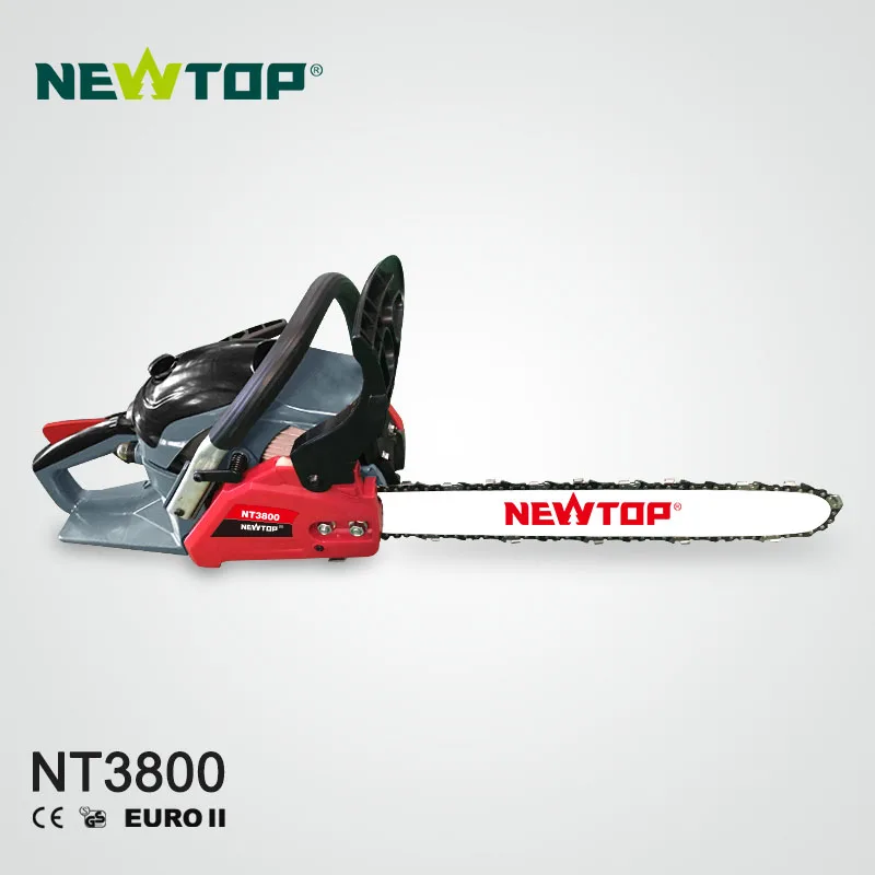 ATV&UTVChainsaw 38cc 1.3kw 1.7hp Double Support Brake Less Consumption Primer DIGITAL Easy Starter Chain Saw