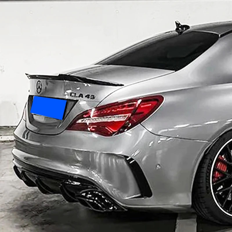 CLA Class Carbon Fiber Rear Spoiler Trunk Wings For Mercedes Benz CLA45 W117 C117 CLA 200 250 260 Sedan 2013-2018