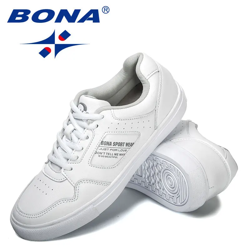 BONA 2023 New Designers Ladies Flat Skateboarding Sneakers Soft Casual Platform Shoes Women Lightweight Breathable Walking Shoes