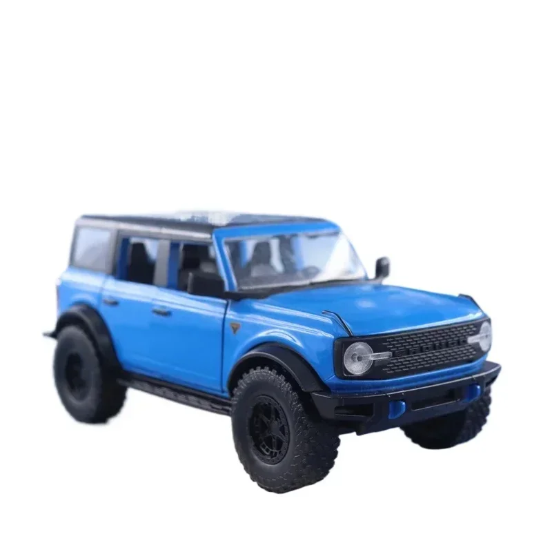 Модель литая автомобиля Jada 1:24 2021 Ford BRONCO High, модель автомобиля из металлического сплава, украшение автомобиля, дисплей, коллекционные подарки