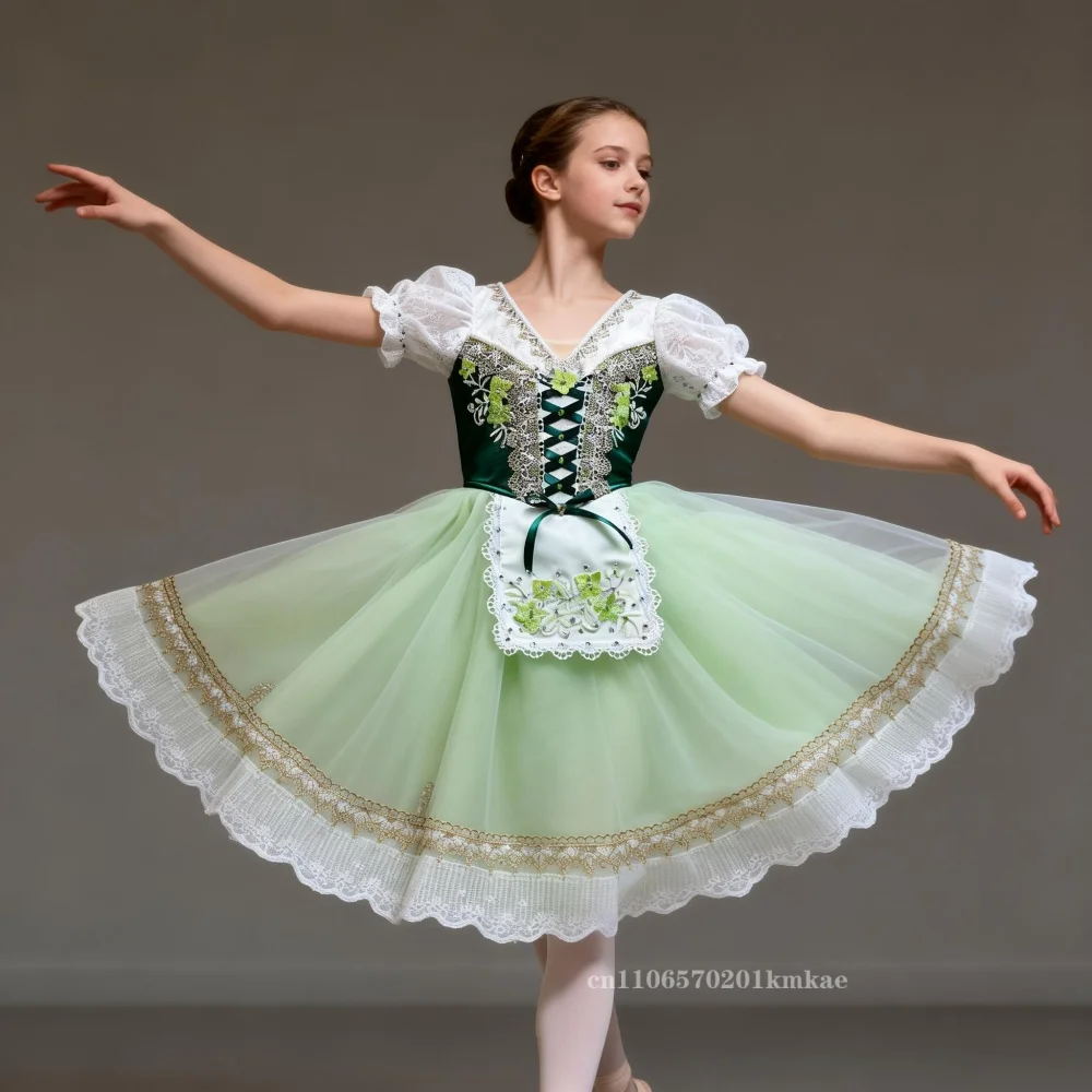 Latest Adult Children's Romantic Ballet Dress High-end Custom Giselle's Variation YAGP Competiton Ballerina Profession