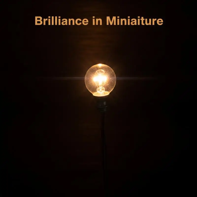 5Pcs 3V Eco Friendly Miniature LED Lamps Bright Tiny Model Lights for DIY Dollhouse Craft Train Model Making