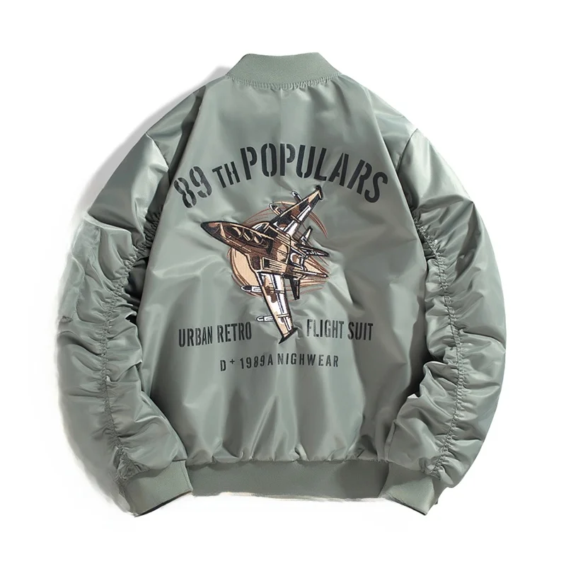 

Мужская тактическая куртка-бомбер большого размера с вышивкой, весенне-осенняя, из полиэстера, с длинными рукавами