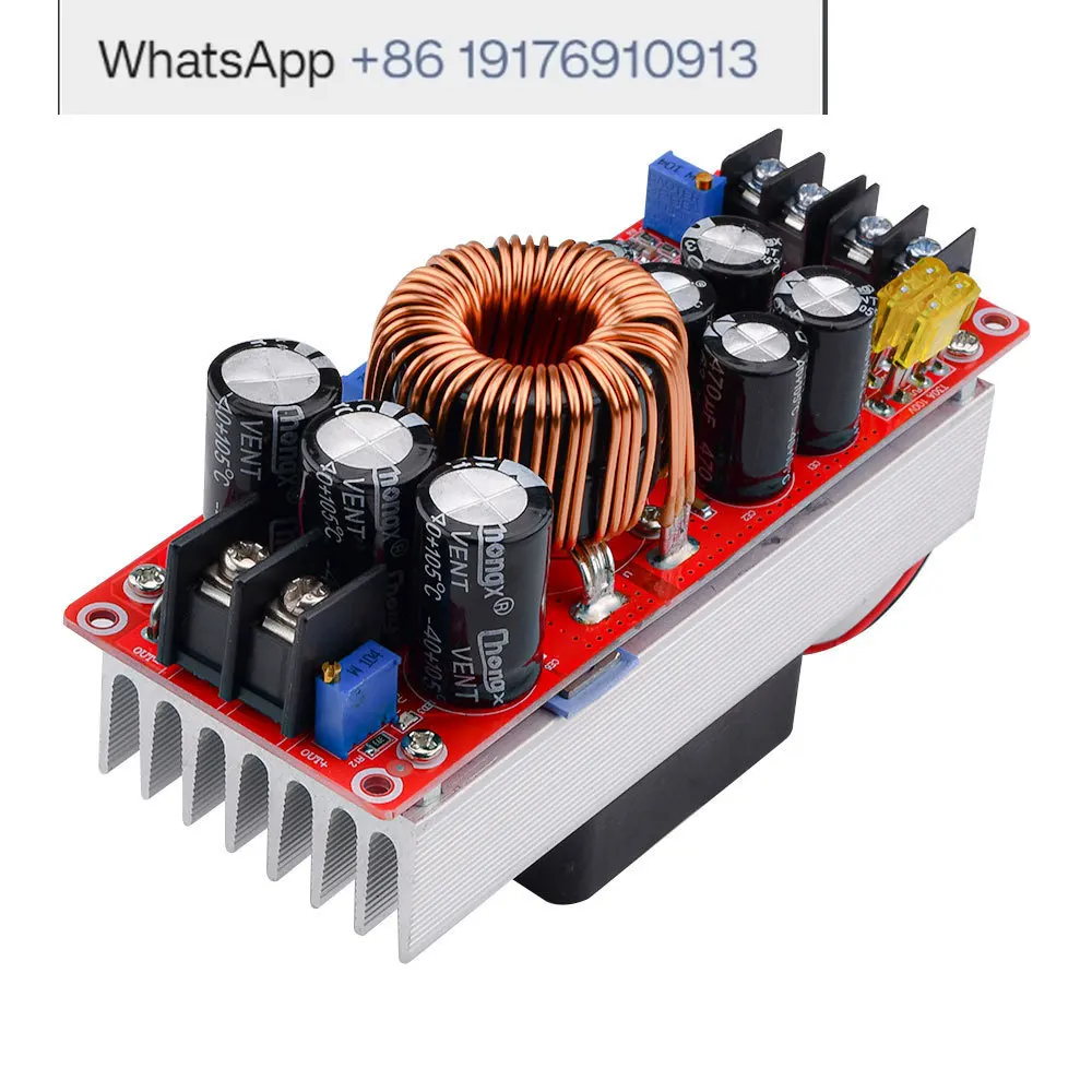 1500W 1200W High Power DC-DC Boost Constant Voltage Constant Current Adjustable Vehicle Charging Power Supply Module