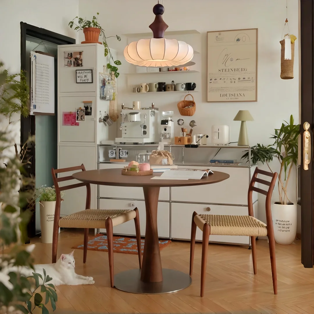 Dreamy Aesthetic Pendant Light, Soft Ambient Ceiling Lamp for Dining Living Bedroom, Stylish Hanging Light for Modern Home Decor
