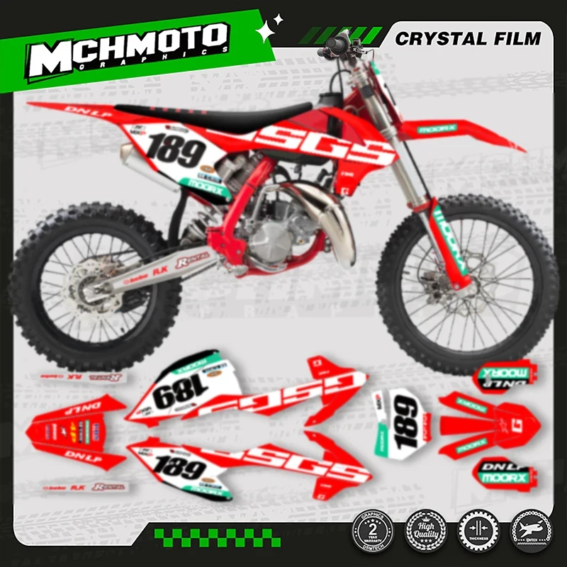 

MCHMFG для GASGAS MC85 2021 2022, MOTO, новый стиль, индивидуальная командная графическая наклейка, комплект 002