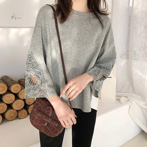 เสื้อคลุมลำลองทรงยาวแบบไม่สมมาตรสำหรับผู้หญิงไซส์ใหญ่ ฤดูใบไม้ผลิ ฤดูใบไม้ร่วง รุ่นใหม่ ทรงหลวม สวมใส่สบาย เหมาะสำหรับเดินทาง ทรงกลม ปิดด้วยกระดุม C...