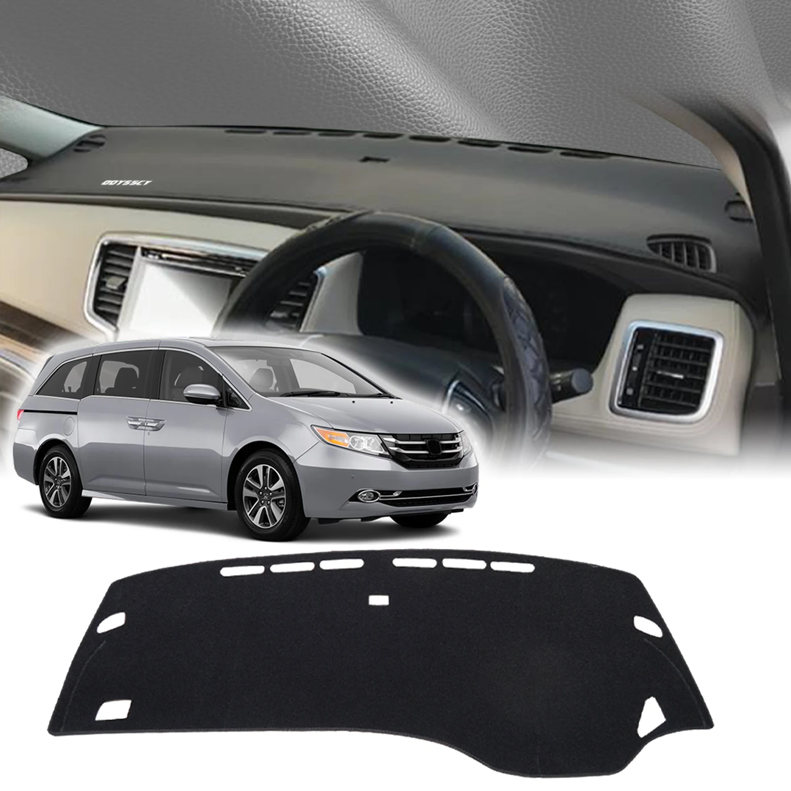 

fit for Honda Odyssey 2014 2015 2016-2019 RC1 Car Accessories Protective Carpet Dashmat Dashboard Cover Pad DashMat Sunshade