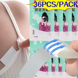 Unisex collar invisible anti-slip stickers for shirts and skirts universal double-sided stickers with anti-slip device