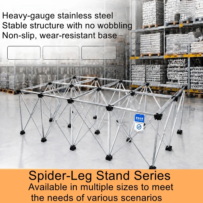 Spider-Leg Workbench: Foldable and Space-Saving Woodworking Table with Spider-Leg Support, Unfolds in a Second