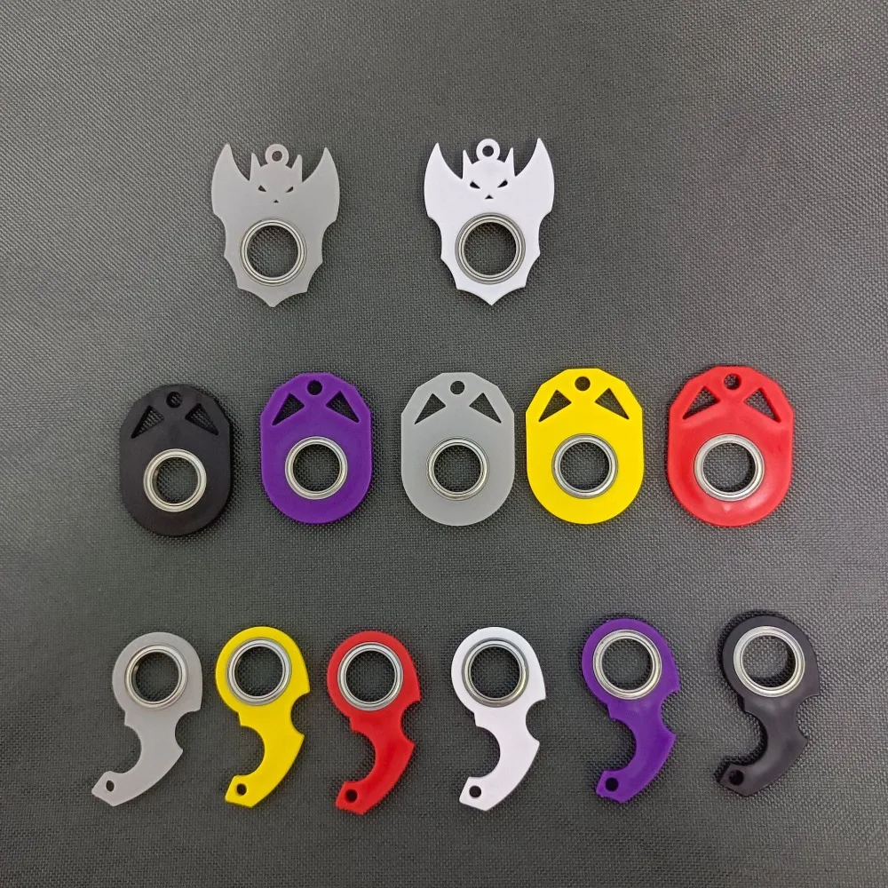 

Relieve Boredom Keychain Fidget Spinner Noctilucent Light Trendy Fingertip Rotation Keychain Portable Creative