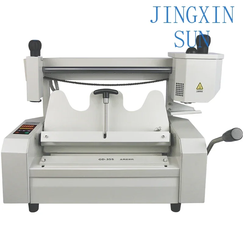 New GD-35S Wireless Manual Desktop Small Desktop Adhesive Applicator A4 Tender Paper Document Book Report Contract