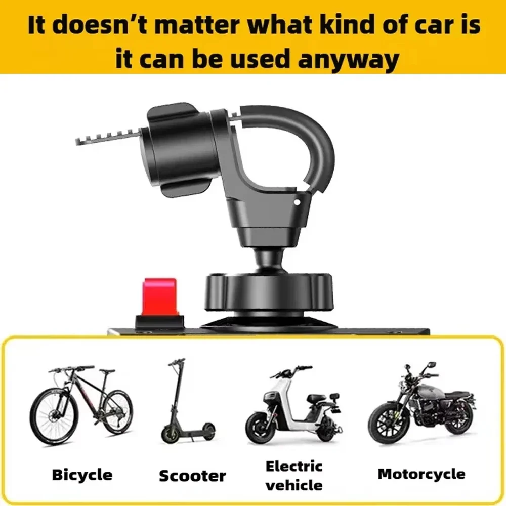 مناسبة للدراجات النارية، ودراجات الطرق، والدراجات الجبلية، ومستقرة قابلة للتعديل 360 درجة °   حامل الهاتف المحمول العالمي الدوار