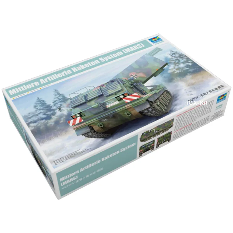 

Trumpeter 01046 1/35 German MARS M270 A1 Multiple Launch Rocket System Military Toy Plastic Assembly Building Model Kit