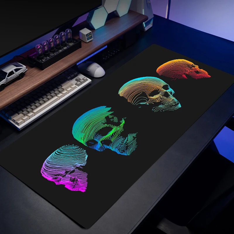 

Skull oversized Gaming mat Mouse pad Luxury rubber non-slip design Computer keyboard desk mats Laptop mousepad customized XXL