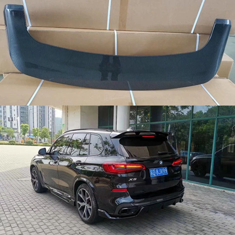 

For BMW X5 spoiler G05 spoiler 2016-2019 rear wing spoiler Paste Installation ABS Material Rear Roof Trunk Spoiler