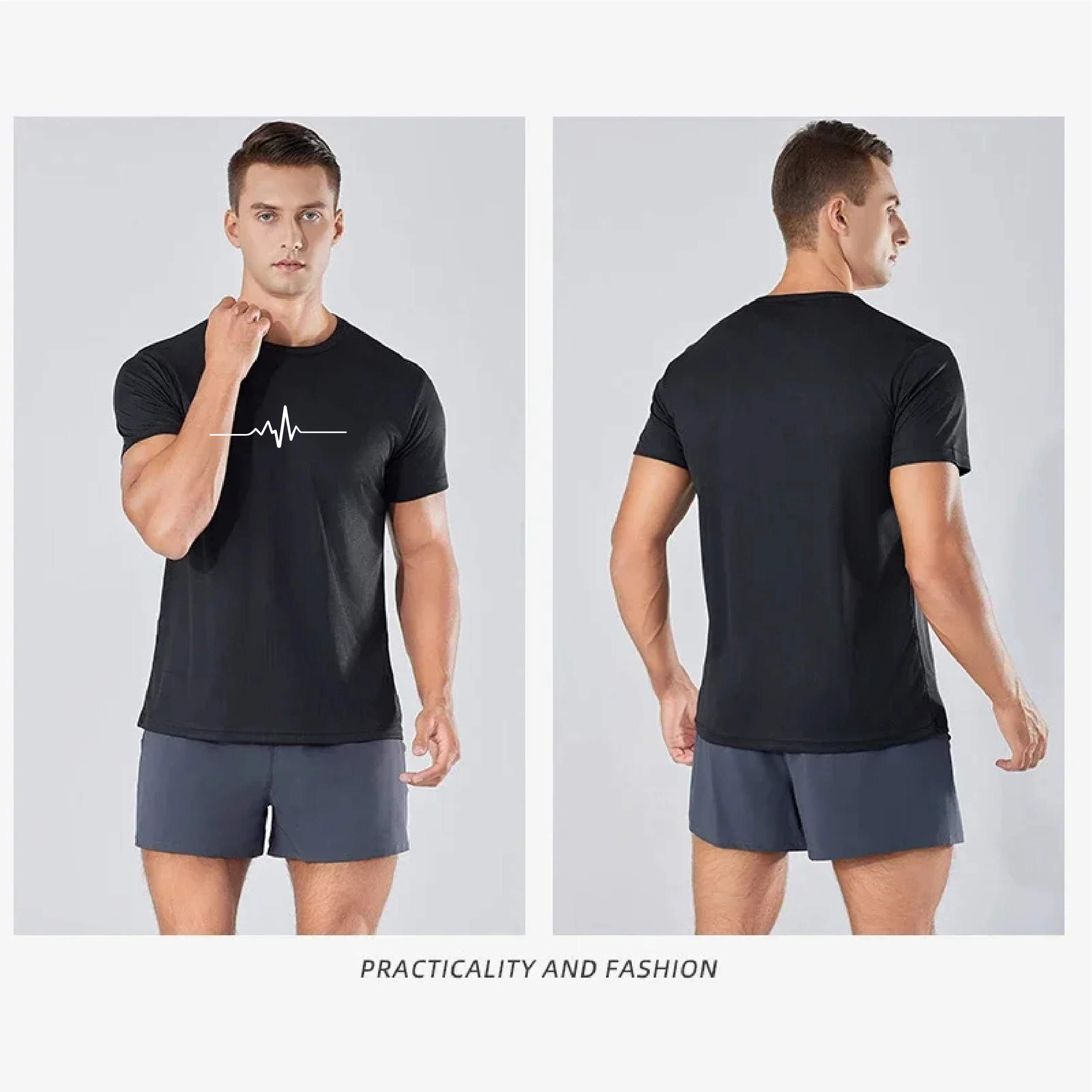Men Women Quick Dry Short Sleeve Sport T Shirt Gym Jerseys Fitness Shirt Trainer Running T-Shirt Teenager Breathable Sportswears