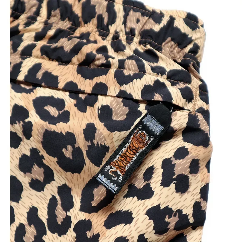 26SS New KAPL Hirata Hirosu Dry Leopard Print Japanese Nylon Loose Men's and Women's Casual Shorts