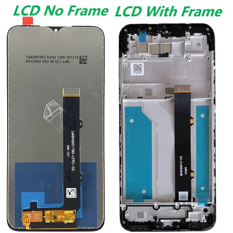 Original 6.55'' LCD Display For LG K51S K41S LCD With Frame  For K41S LMK410EMW K51S LMK510EMW Touch Screen Digitizer Assembly