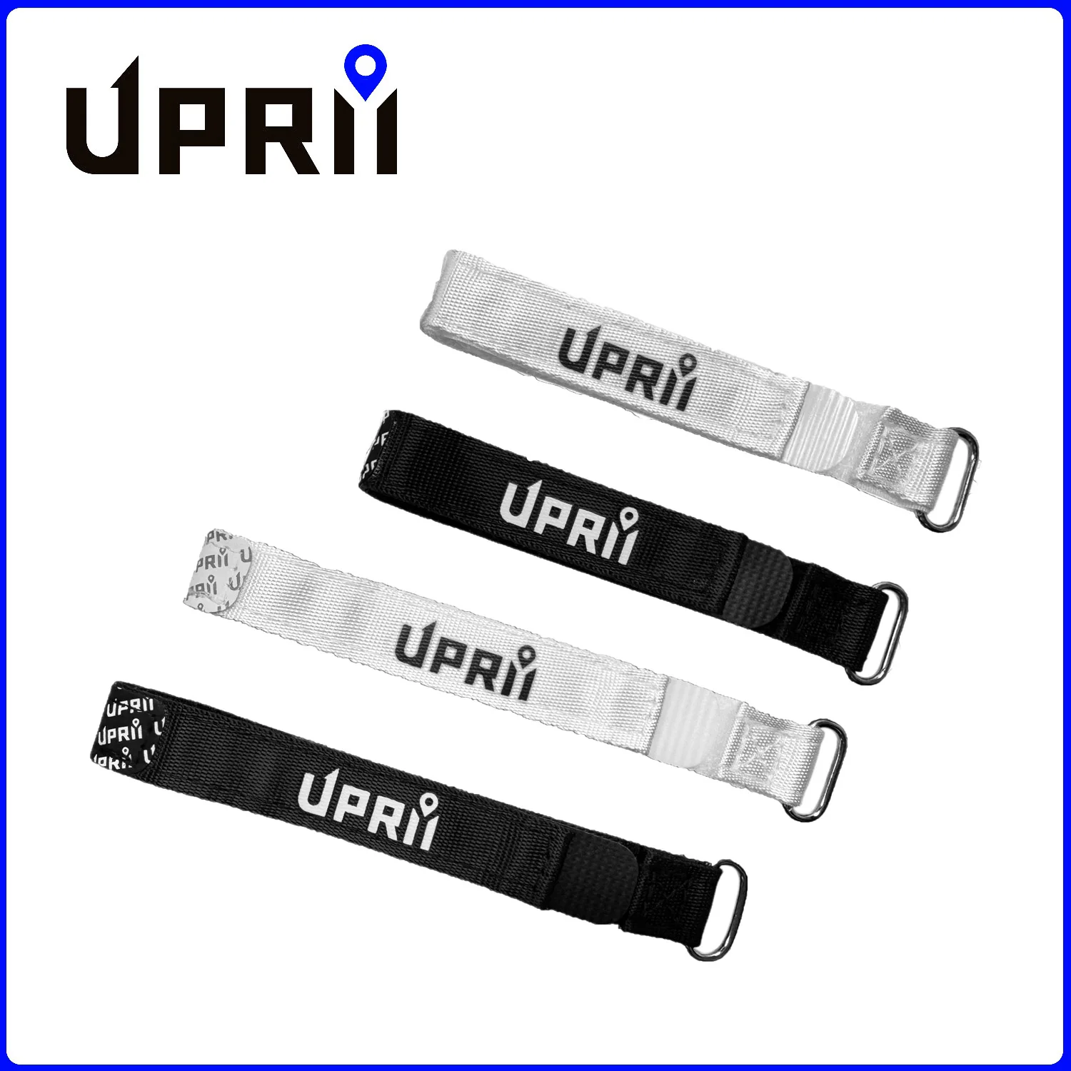UPRII Lipo Battery Strap, Width 15-20mm, Length 180/220/250mm, Suitable for FPV Drone Quadcopter, 2 Pieces Per Bag by Default