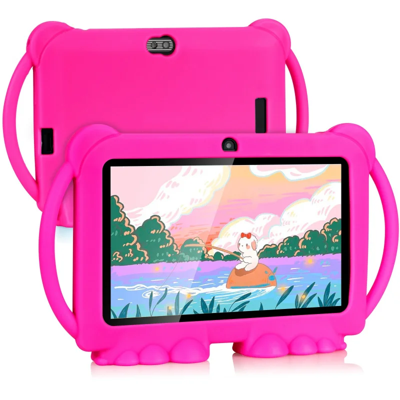 

Youth Tablet 7 Inch Pink Android 11 Dual Camera USB-C Educational Game