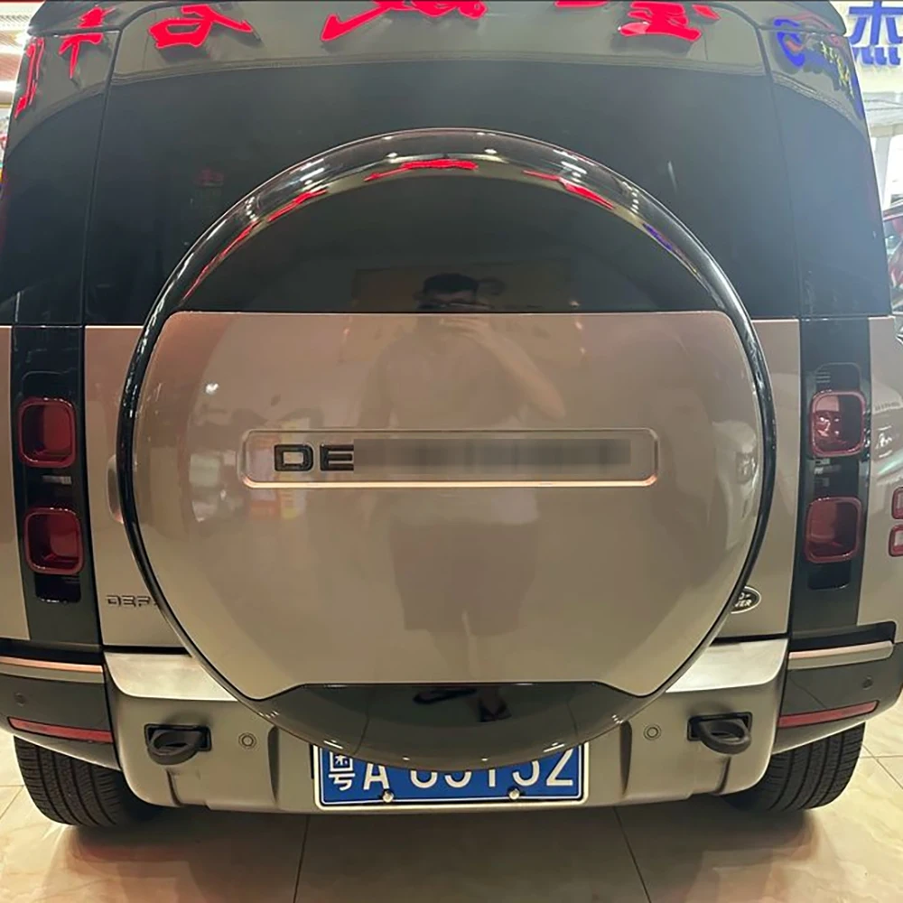 90/110/130 Tire Protective Cover For Land Rover Defender 2020-2024 19-21 inches Spare Tire Cover Shell Auto parts Accessories