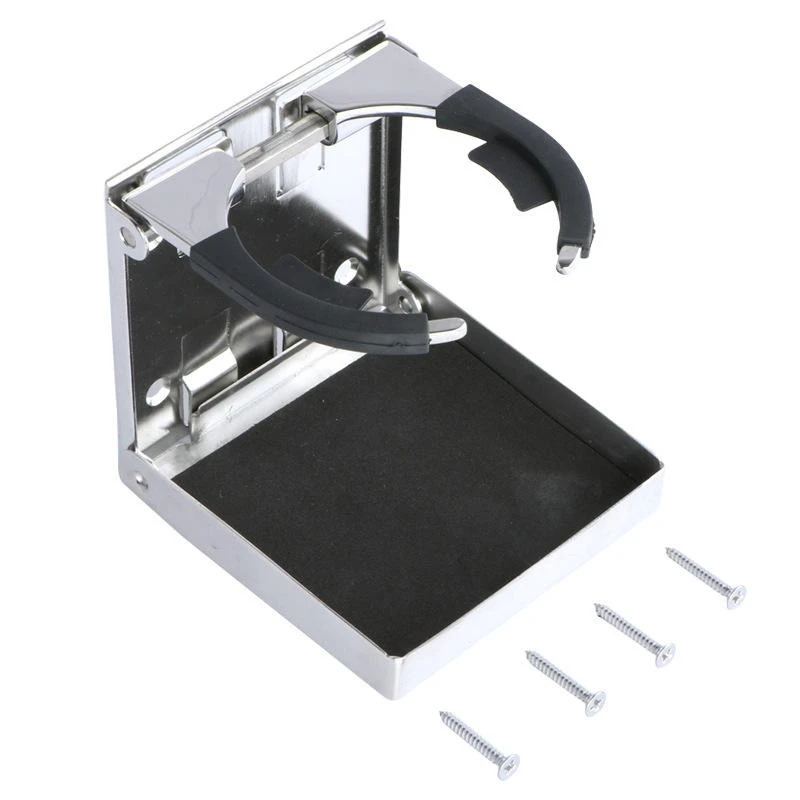 Adjustable Retractable Stainless Steel Cup Holder Universal for Boats Yachts Fishing Boats Car Cabins And Vehicles
