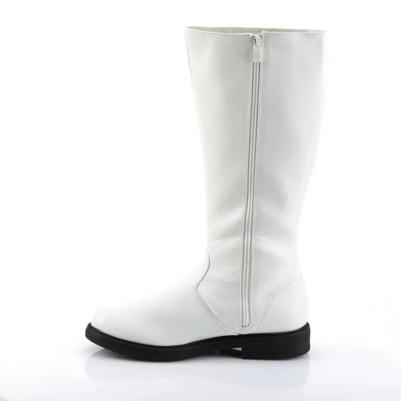 Mittelalterliche Ritter-Renaissance-Stiefel in Mehrfarbig für Männer, Retro PU-Leder Hohe Stiefel, Piraten-Cosplay Halloween-Karneval-Party-Schuhe – Detail 18