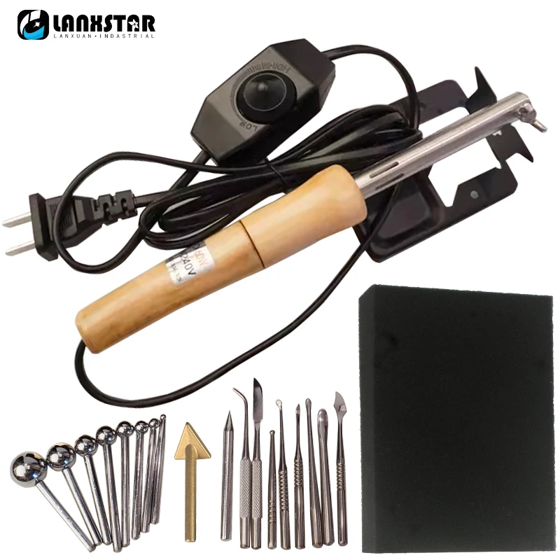 Fabric Flowers Ironing Tool Set 18/13/11/8 Heads Soldering Iron  220V 110V Artificial Flower Making Tool Ironing Machine