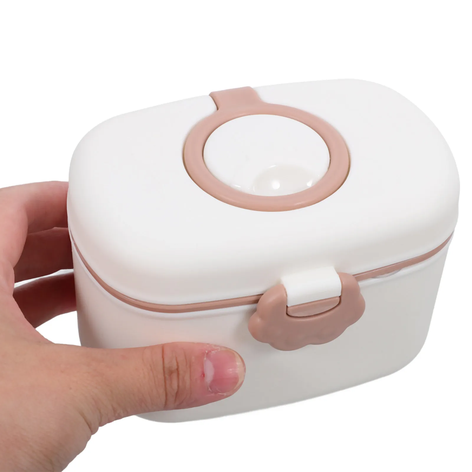 Infant Toddler Milk Powder Formula Dispenser Portable Storage Box Large Capacity Formula Container Travel Spoon Included