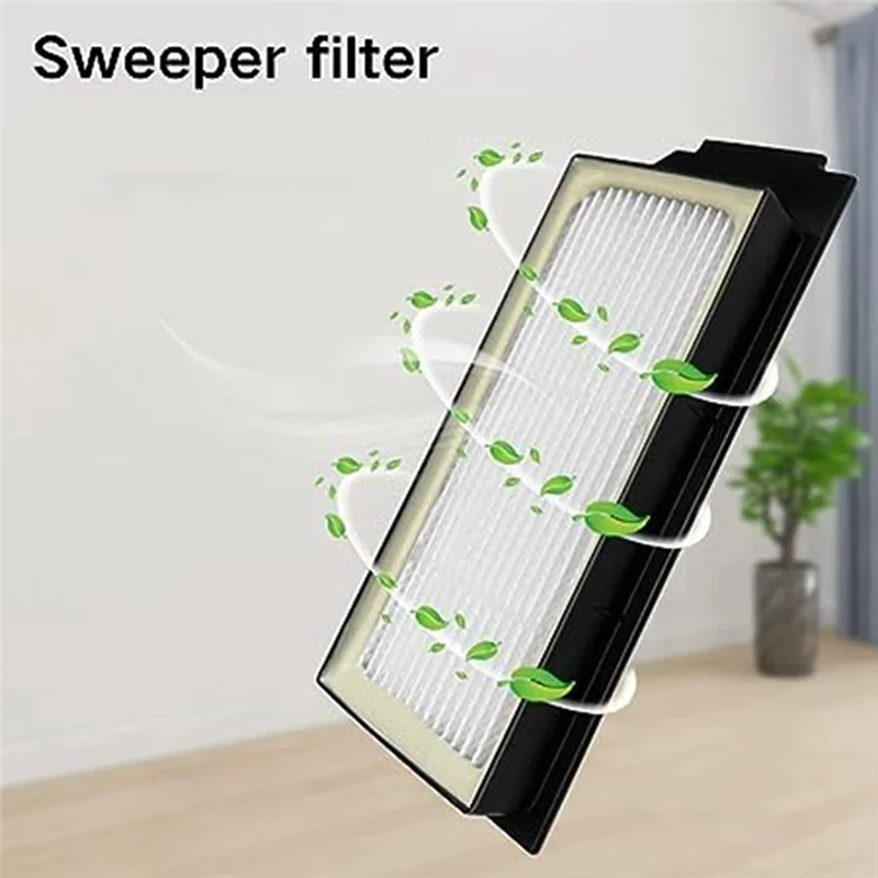 EAS-مناسبة ل Cobos مكانس كهربائية للكنس استبدال أجزاء الملحقات X1 T10PLUS المتداول حافة فرشاة التطهير خرقة تصفية كيس لجميع الغبار