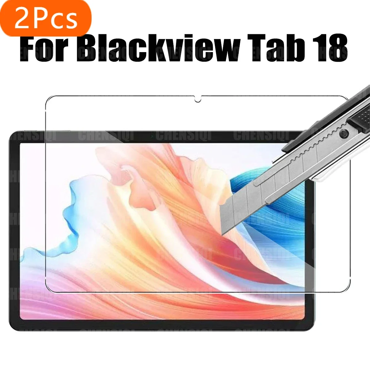 

2Pcs Tempered Glass Film for Blackview Tab 18 (12 inch) 2023 HD 9H Hardness Anti-Scratch Screen Protector for Blackview Tab 18 1