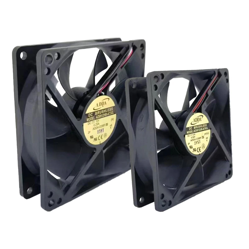 AD0912HB-A73GL AD0912UB-A70GL DC12V Cooling Fan 92x92x25mm 9225 9CM Axial Fan Cabinet Power Supply Equipment Heat Dissipation